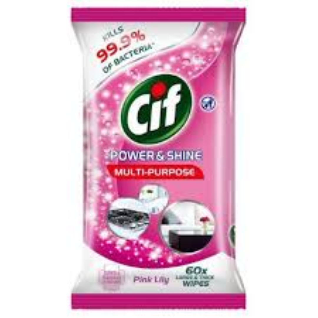 CIF P&S M.P WIPES PINK LILY 60PCS
